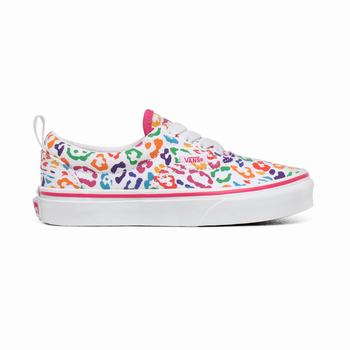 Vans Rainbow Leopard Elastic Lace Era - Lasten Tennarit - Monivärinen Leopardi Fuksia Violetit/Valko